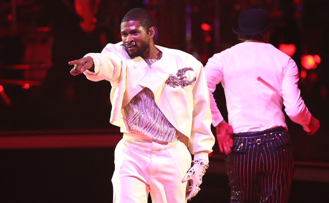 Tras decepcionar en el medio tiempo del Super Bowl, ¿Usher se casó en Las Vegas? Foto: AFP