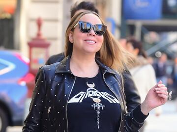 Mariah Carey deslumbra con figura curvilínea en leggings por Nueva York