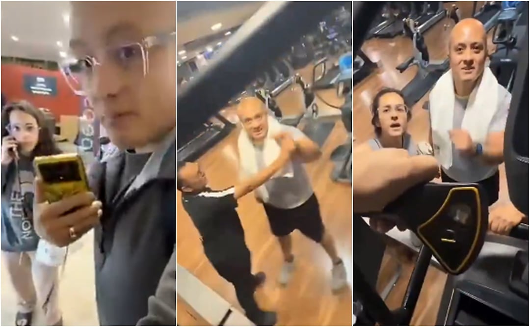 Pareja explota contra un hombre en el gimnasio Sports World; "Venían drogados", acusan. Foto: Captura de pantalla / X