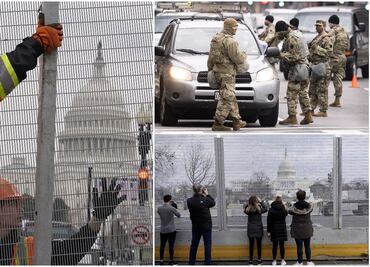 Blindada, Washington se prepara para la llegada de Biden a la Casa Blanca