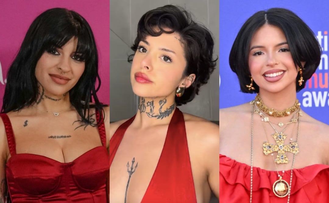 Influencer se viraliza por parecerse a Ángela Aguilar y a Cazzu al mismo tiempo. ¿Quién es ella? FOTO: AFP/INSTAGRAM