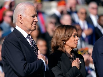 Biden y Harris se muestran juntos por primera vez tras la derrota electoral de ella