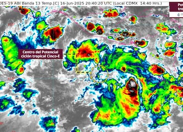 Ciclón Cinco-E se fortalece: lluvias torrenciales y vientos azotarán a México en próximas horas