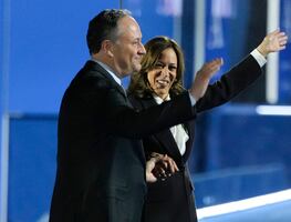 Elecciones Estados Unidos 2024. ¿Quién es Douglas Emhoff, esposo de Kamala Harris?