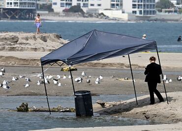 Hombre encontrado dentro de un barril en playas de California murió por un balazo: investigación