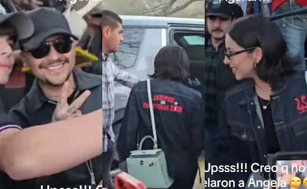 "O sea que sólo ella perdió". Ángela Aguilar "huye" tras ser ignorada por fans de Christian Nodal 