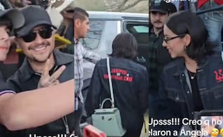 "O sea que sólo ella perdió". Ángela Aguilar "huye" tras ser ignorada por fans de Christian Nodal