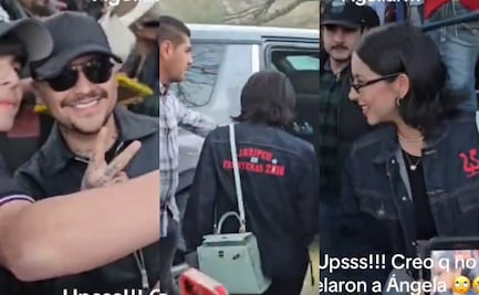 "O sea que sólo ella perdió". Ángela Aguilar "huye" tras ser ignorada por fans de Christian Nodal