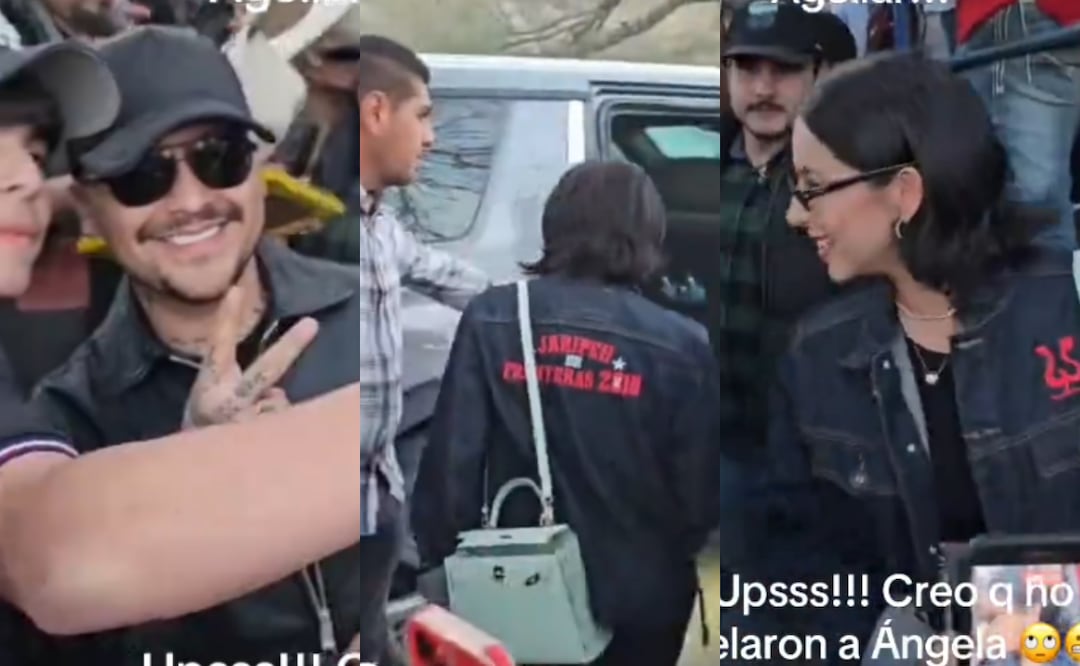 "O sea que sólo ella perdió". Ángela Aguilar "huye" tras ser ignorada por fans de Christian Nodal. Foto: TikTok