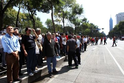 México realiza simulacro nacional con sismo simulado de 7.5