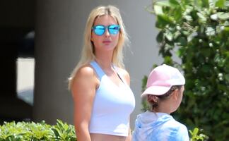 Ivanka Trump deslumbra por Miami con leggings azul cielo