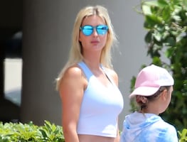 Ivanka Trump deslumbra por Miami con leggings azul cielo