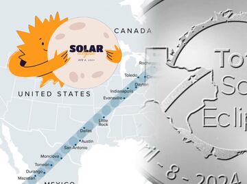Por el eclipse total solar de 2024 lanzan moneda conmemorativa. ¿Cuánto cuesta y cómo conseguirla?