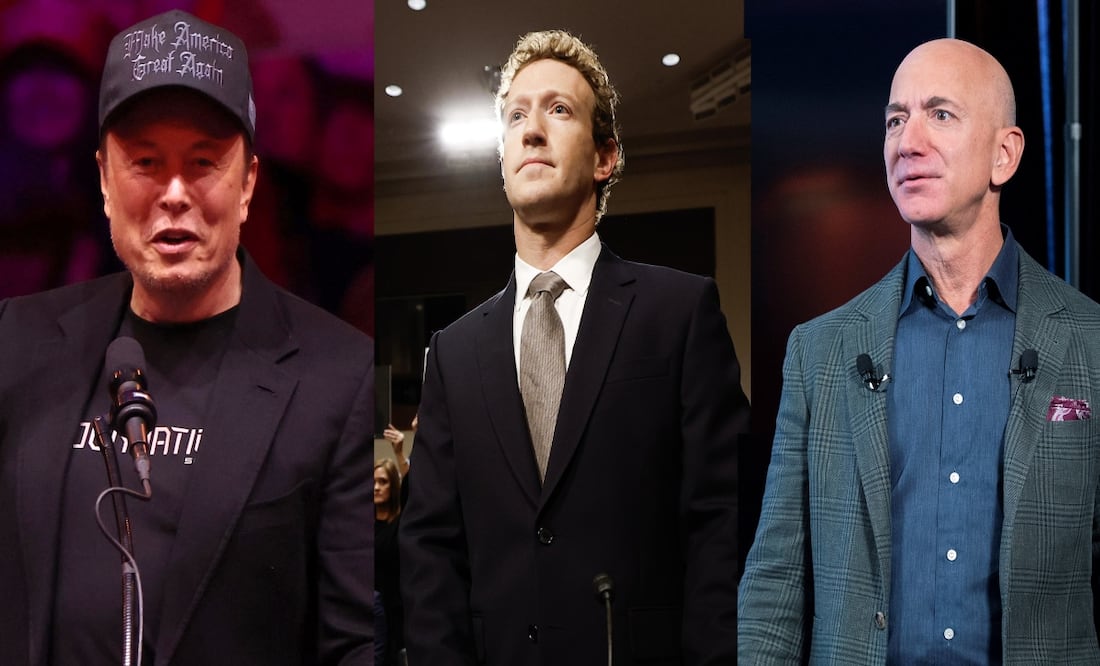 Las 10 personas más ricas del mundo registran ganancias récord tras victoria de Trump. Foto: EFE