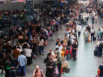 Caos en el AICM: casi 20 mil pasajeros varados y pronostican más afectaciones en próximos días