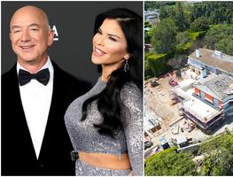 Jeff Bezos le reconstruye mega mansión de $175 millones de dólares a su prometida Lauren Sánchez