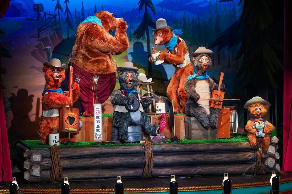 Country Bear Musical Jamboree. Foto: Cortesía Walt Disney World Resort.