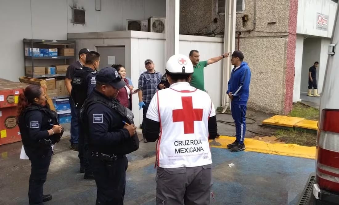 Mujer abandona a bebé de nueve meses en puesto de Hot Dogs en Guadalupe, Nuevo León. Foto Especial