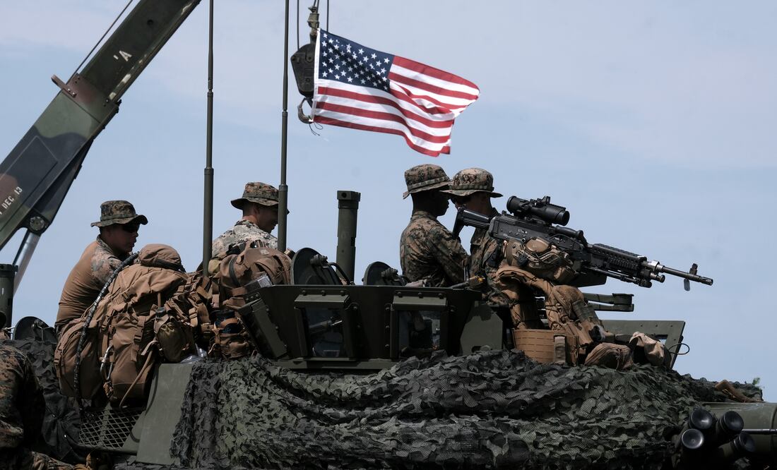 Estados Unidos despliega tropas y portaaviones ante posible guerra con Irán: ¿está cerca el conflicto?) EFE/EPA/VALDA KALNINA