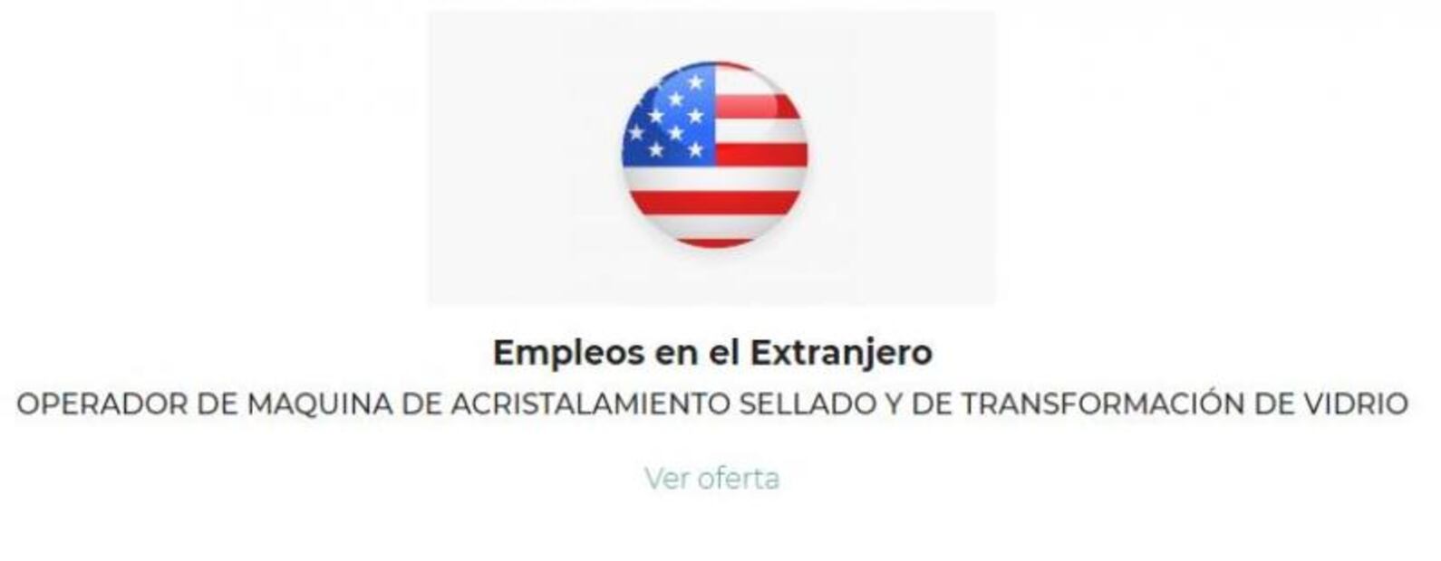 Buscan mexicanos para trabajar en fábrica de vidrio en Estados Unidos (sin inglés)