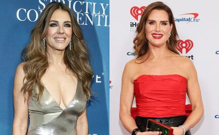 Elizabeth Hurley y Brooke Shields arrasan con ajustados vestidos plateados a los 58 años