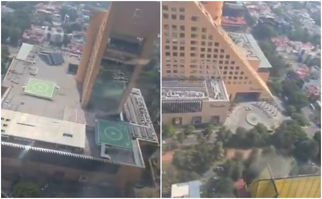 VIDEOS |Así se vivió el sismo de magnitud 5.6 en la Ciudad de México este lunes. Foto  @SSC_CDMX