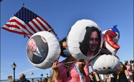 Multitudes celebran victoria de Biden en inmediaciones de la Casa Blanca