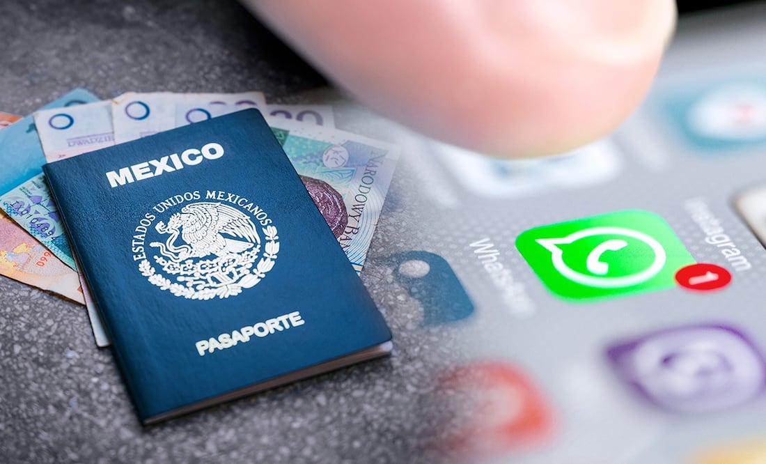 Pasaporte mexicano por WhatsApp. Foto: iStock