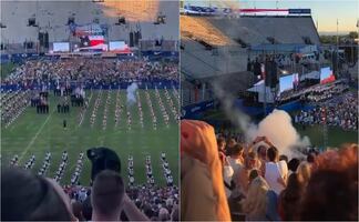 4 de Julio. Fuegos artificiales siembran terror y dejan heridos en estadio de Utah. VIDEO