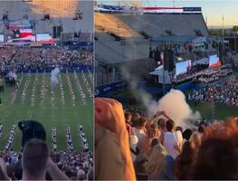 4 de Julio. Fuegos artificiales siembran terror y dejan heridos en estadio de Utah. VIDEO