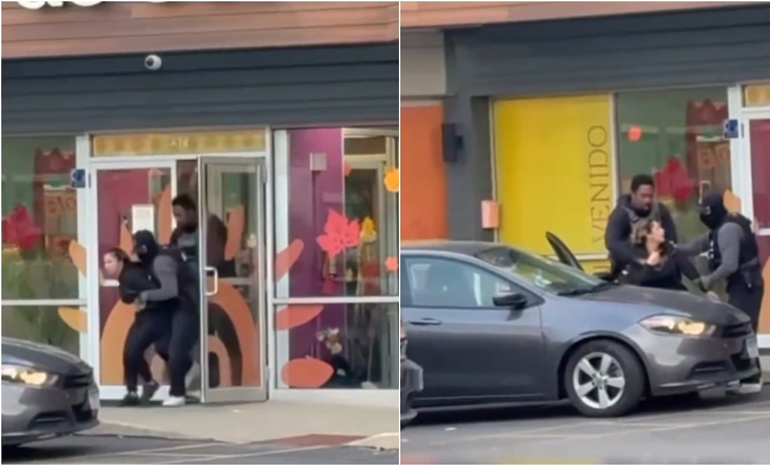 Indignación en Chicago: agentes de ICE arrestan a maestra dentro de guardería frente a niños. Foto: Captura de pantalla / X