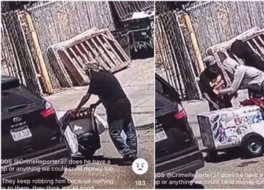Asaltan a abuelo vendedor de paletas a punta de pistola en Oakland; vecinos se solidarizan (VIDEO)