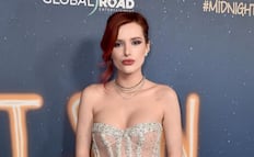Bella Thorne luce sus curvas en diminuto bikini negro y protesta contra ozempic