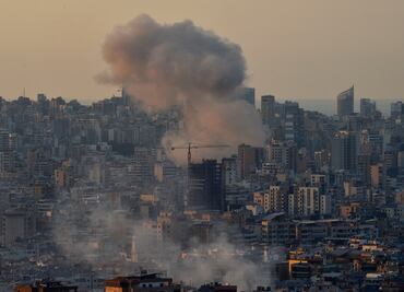 Fuente de seguridad libanesa registra bombardeos israelíes cerca del aeropuerto de Beirut