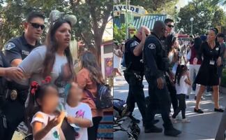 Arrestan a mujer en Disneyland frente a sus pequeñas hijas; ellas suplican por ayuda. ¿Qué pasó?