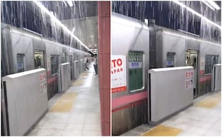 Japón en alerta máxima: lluvias torrenciales inundan el metro de Nagoya y rompen récord histórico