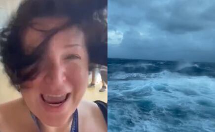 Huracán Milton. Así se vivió el fenómeno meteorológico desde un crucero en el Golfo de México. VIDEO  