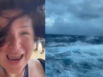 Huracán Milton. Así se vivió el fenómeno meteorológico desde un crucero en el Golfo de México. VIDEO