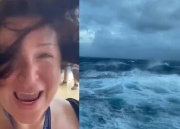 Huracán Milton. Así se vivió el fenómeno meteorológico desde un crucero en el Golfo de México. VIDEO