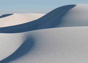 Desierto de arena blanca se convierte en el nuevo Parque Nacional de EU