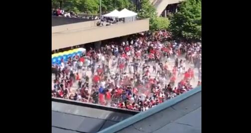 Reportan heridos tras estampidas en desfile de Raptors, campeones de NBA