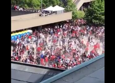 Reportan heridos tras estampidas en desfile de Raptors, campeones de NBA
