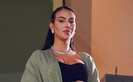 Georgina Rodríguez apoya a Cristiano Ronaldo desde gradas con lujosas joyas