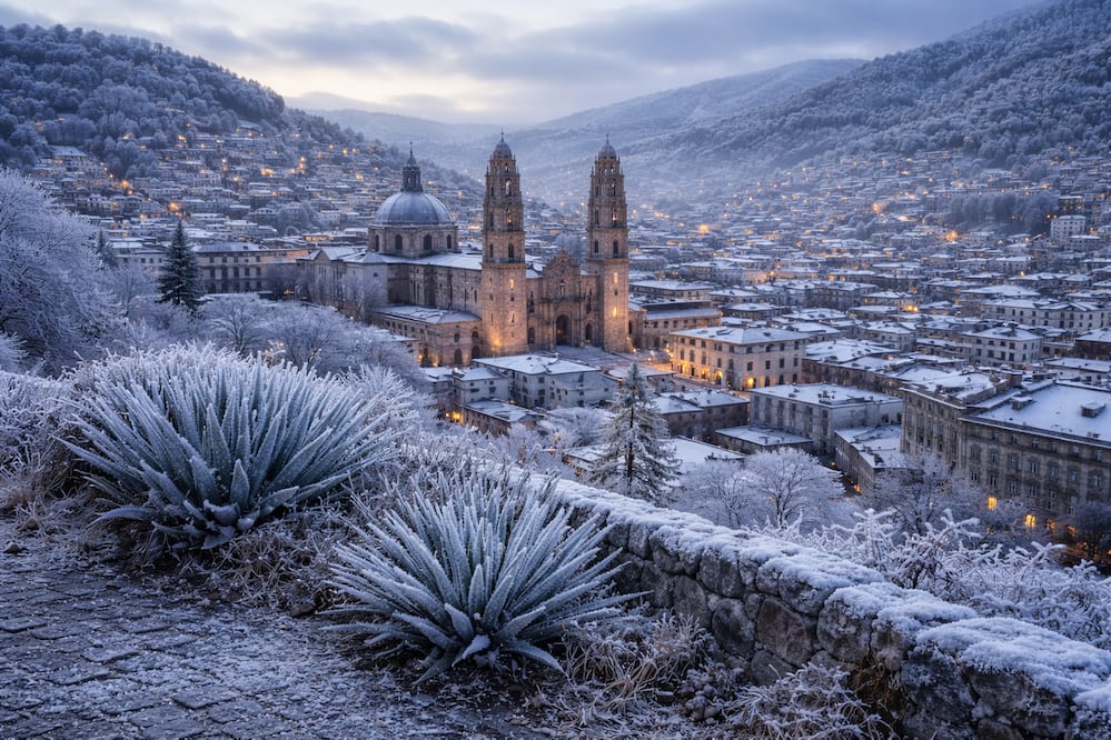 Frente frío 2025: los estados que amanecerán con -5 grados y con heladas esta Navidad Foto: IA