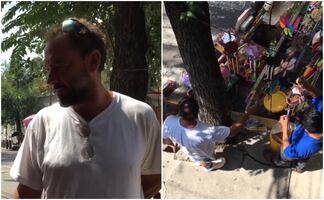 Vecino de Santa María la Ribera hostiga a familia que vendía artesanías: “¡No queremos ambulantes!”