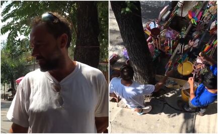 Vecino de Santa María la Ribera hostiga a familia que vendía artesanías: “¡No queremos ambulantes!”