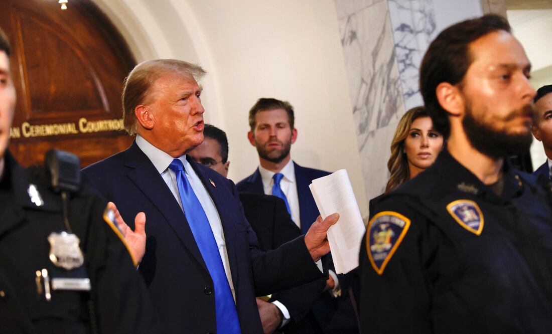 Trump Enfrenta el Juicio Civil en Nueva York por Fraude: 'Es una Caza de Brujas" (Photo by Kena Betancur / AFP)