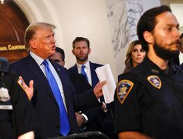 Trump se defiende en el juicio por fraude: 'Mis declaraciones financieras son fenomenales'