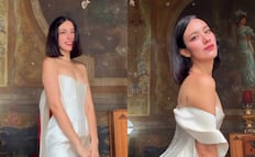¿Indirecta para Ángela Aguilar? Exviolinista de Nodal posa con minivestido estilo nupcial y presume belleza natural