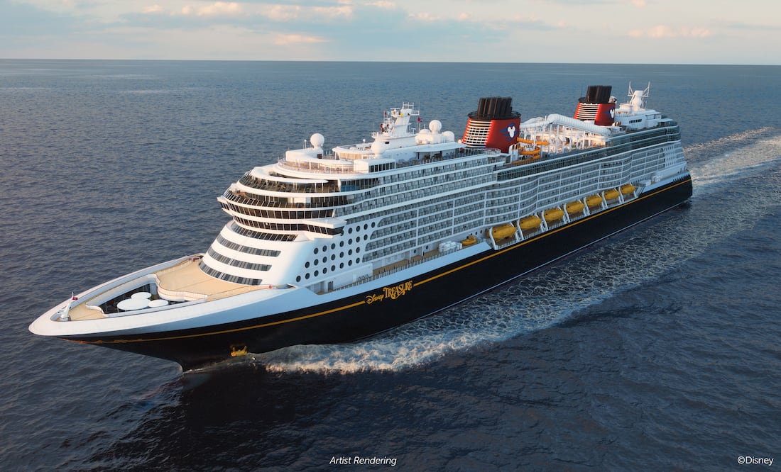 Disney Treasure. Foto: Cortesía Disney Cruise Line